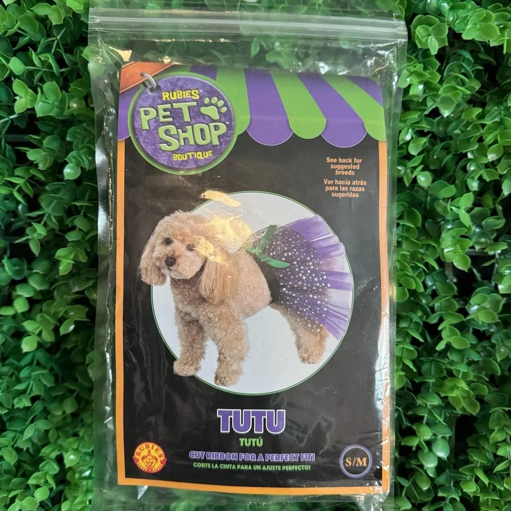 Rubie's Pet Shop Boutique Halloween Dog Purple Tutu Small/Medium New